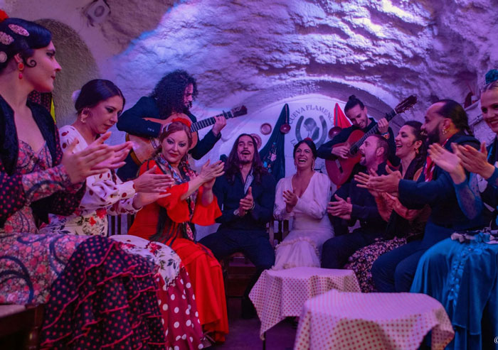 Flamenco Show Zambra Gitana in the Cueva Flamenca Los Parrones Granada